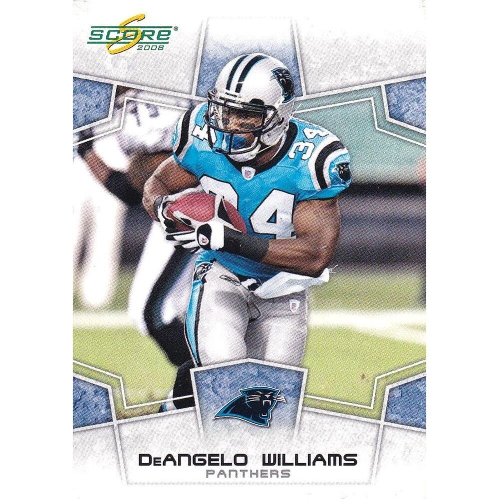 2008 Score Football Card #42 DeAngelo Williams